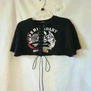 Papaya cut off shirt. T-shirt size M